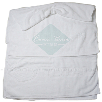 China personalised egyptian cotton towel sets large bath towels supplier Bespoke Jacquard White Cotton Bath Towels Factory